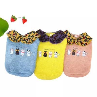 Chine Luxury Classic Wool Fabric Pet Two - Legged Knit Puppy Dog Cat Sweater Winter Pet Apparel Dog Clothes With Anima Pattern à vendre