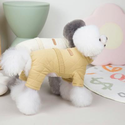 China 2023 Wholesale New Design Pet Clothes Winter Warm Dog Coat Cotton Outfit For Pet Dog à venda