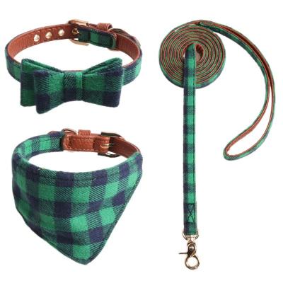 China Factory Direct Selling Pet Accessory Cute Collar Sets With Triangle Scarf For Cats And Dogs for sale