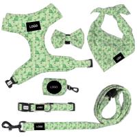 china Soft No Pull Luxury Adjustable Pet Harness Dog Harness Collar Leash Set XS-XL