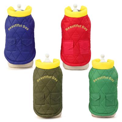 China Cool Pet Apparels Polyester Sport Winter Dog Vest ODM For Cold Weather for sale