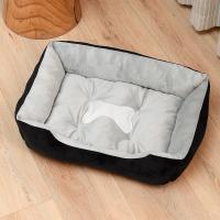 Quality Custom Dual Purpose Rectangle Calming Dog Bed Breathable Washable Dog Mattress for sale