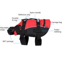 Quality Adjustable Pet Life Vests Reflective Buoyancy Dog Swimming Jacket XS-XL for sale
