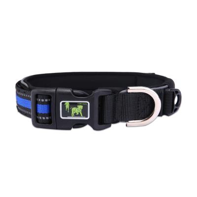 China ODM Pet Collars Leashes lightweight Dog Collars Reflective Glow In The Dark for sale