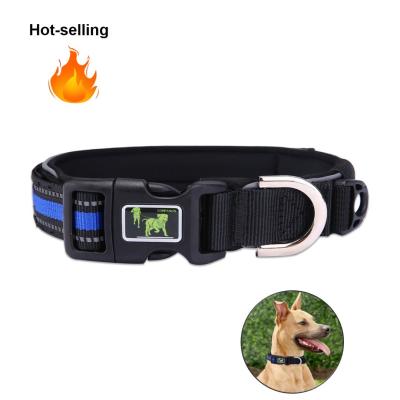 China Military Lightweight Puppy Collar Reflective Hunting Dog Collars S-Xl ODM With Logo for sale