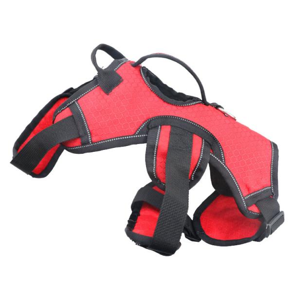 Quality Tactical Chest Tightening Dog Harness Reflective No Pulling Front Clip for sale