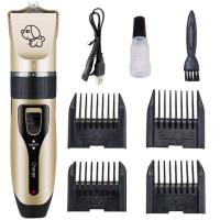 Quality Household Rechargeable Dog Grooming Clippers 1200mAh Cat Hair Cutting Machine for sale