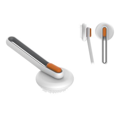 China Hollow Needle Pet Grooming Tool Hair Removal TPU Brush for sale