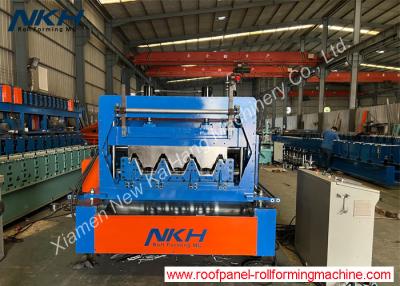 Chine Floor deck roll forming machine, metal deck, steel deck, roofing panel, floor support, high rib à vendre