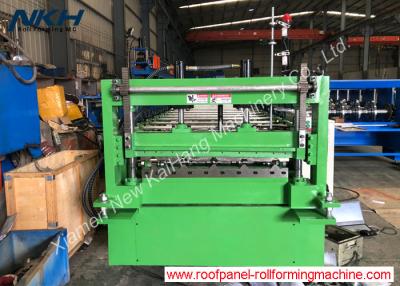China Trapezoidal PPGL Wall And Roofing Sheet Roll Forming Machine Cold Roll Forming Process Te koop