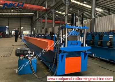 China 0.4mm-0.6mm Galvanized Roof Fascia Roll Forming Machine PLC Control System, Full Automatic Fascia Rolling mills for sale