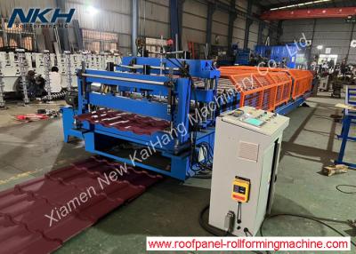 China Metal Roof Tile Roll Forming Machine 45# Steel Roller Material for sale