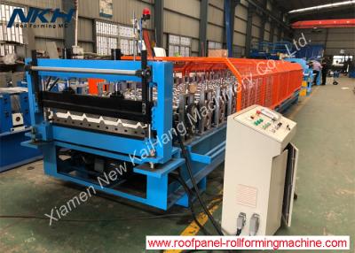 China Professional Roof Panel Roll Forming Machine For Metal Trapezoidal Sheets for sale