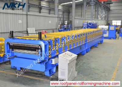 中国 金属の機械、機械を形作る二重デッキ ロールを形作る鋼鉄屋根ふきシート ロール 販売のため