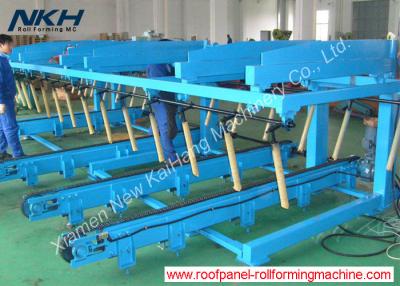 China Pneumatic stacker for roofing/ metal decking roll forming machine, single/ dual layer, quick exchange design for sale