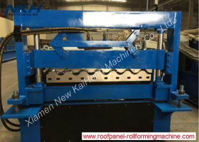 China Big Wave Corrugated Roll Forming Machine With 780mm Cover Width CE Approved for sale