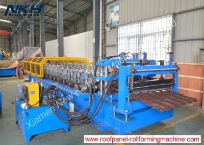China Professional Roof Tile Roll Forming Machine PLC Control For Roofing Buildings for sale