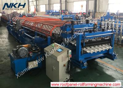 China PPGL Roof Tile Roll Forming Machine , Metal Roof Making Machine CE Certified for sale