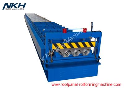 China Popular Floor Deck Roll Forming Machine 117mm Rib Design CSA Approved for sale