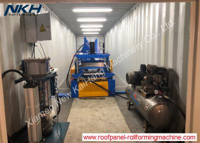 China 40 FT Container Portable Standing Seam Machine For Rapid Roofing System for sale