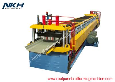 China Galvanized Sheet Metal Roll Forming Machines  , Standing Seam Metal Roof Machine for sale