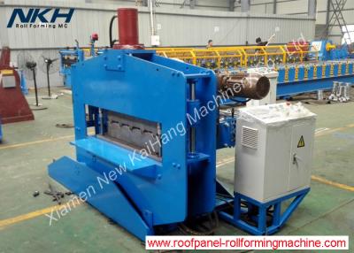 China Blue Roofing Sheet Crimping Machine , Hydraulic Crimp Panel Curving Machine for sale