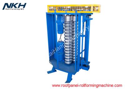 China Corrugated Corrugated Metal Roofing Machine , No Tooth Type Curving Roll Forming Machine for sale