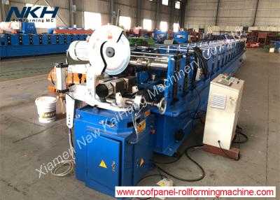 China Octagon Pipe Shutter Door Roll Forming Machine With PLC Computer Control System for sale