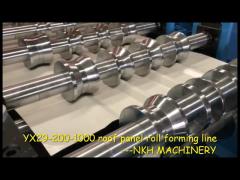 YX29-200-1000 normal roof panel roll forming line