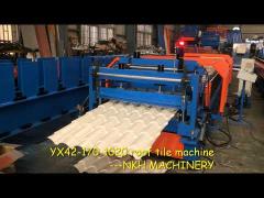 YX42-170-1020 roof tile roll forming line