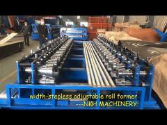 75mm Sandwich Panel Roll Forming Machine Former For Continuous PU Production line