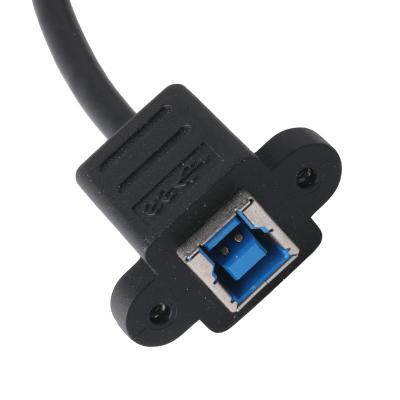 China Male To Male / Female USB 3.0 B Cable Black For Printer Equipment for sale