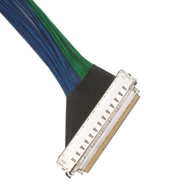 China I-Pex CABLINE CA-II más la asamblea de cable coaxial micro completamente protegida de 20788 60pin Lvds Mellanox en venta