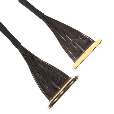 China I-PEX UX II 20531-040T-02 LVDS Coaxial Cable , 0.25mm 40 Pin LVDS Cable for sale