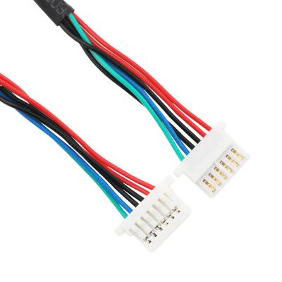 China 21.0mm Pitch Backlit Discrete Wire Cable Jst Shr-6p 6pin 28awg for sale