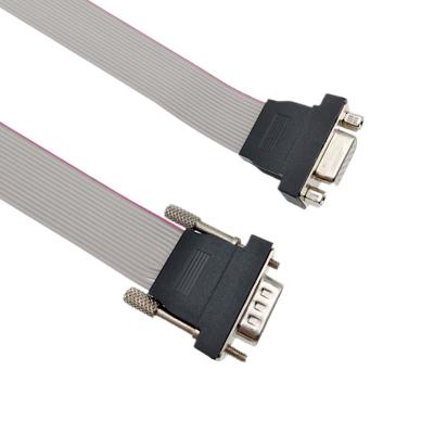China Male VGA HDB15 To Female Ribbon Cable 15 Pin 100mm Length for sale