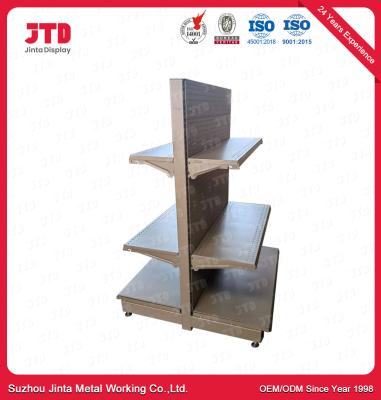 China Gray Double Sided Shelf With Adjustable Layers 100 - 180kg/Layer for sale