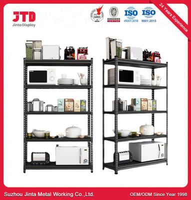 China 5 Layer Boltless Metal Rack Garage Boltless Steel Storage Shelving For Home for sale