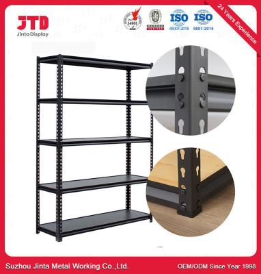 China Adjustable Light Duty Boltless Galvanized Steel Storage Shelf Rack For Garage / Warehouse / Office for sale