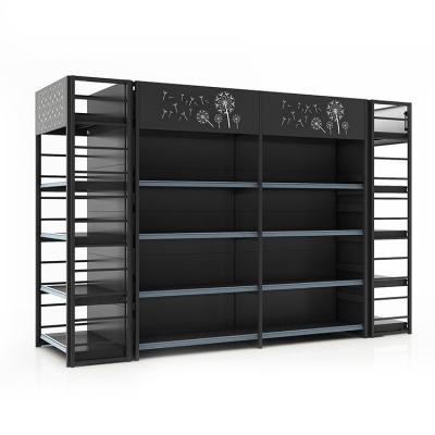 China Customized Supermarket Shop Shelving Retail Store Metal Display Stand Racks for sale