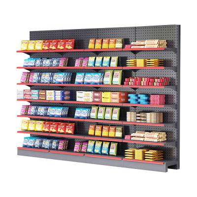 China Customized Grocery Store Display Racks 5 Layers Supermarket Gondola Metal Display Shelf for sale
