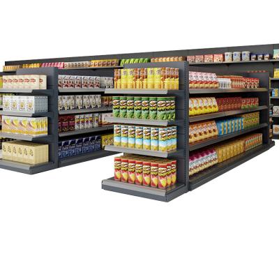China Supermarket Gondola Display Shelving For Retail Store Grocery Store for sale