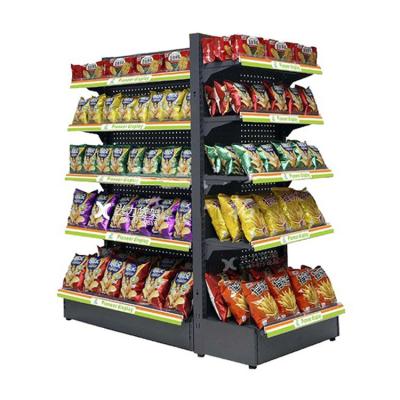 China Lebensmittelgeschäft Gondola Display Regal Einzelhandel Convenience Store Gondola Display Rack zu verkaufen