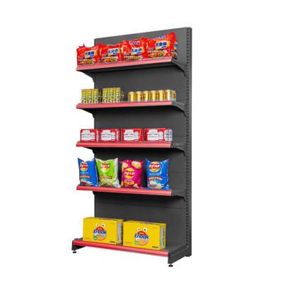 China Customized Steel Gondola Display Rack Supermarket Grocery Shop Retail Display for sale