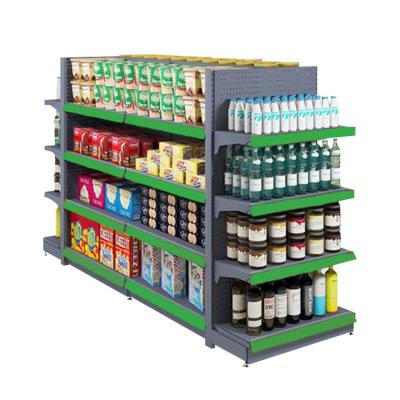 China Customized Modern Grocery Shelf Racking Made Of Cold Rolled Steel Te koop
