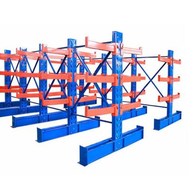 China Heavy Duty Storage Warehouse Cantilever Rack With 500-3000kg Per Layer Capacity for sale