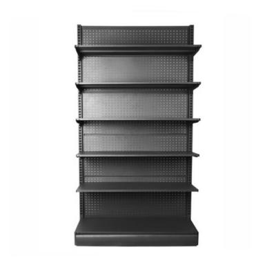 China Customized Cold Rolled Steel Load Capacity 30-80KG/Layer Supermarket Display Shelving for sale
