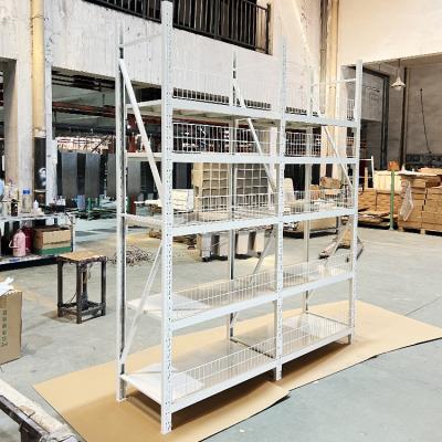 China Rack di magazzino in acciaio regolabile 5 strati 50-80 kg Capacità 500-600 mm for sale