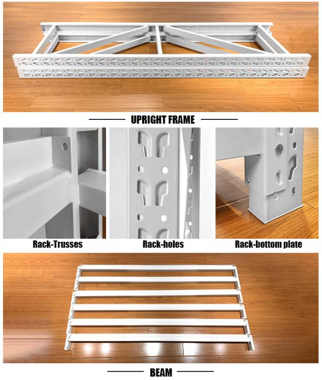 JINTA Warehouse Metal Storage Rack with 5 adjustable shelves