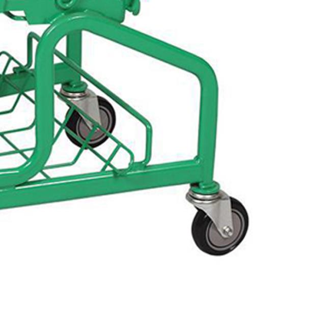 High quality metal shopping trolley with foldable handle